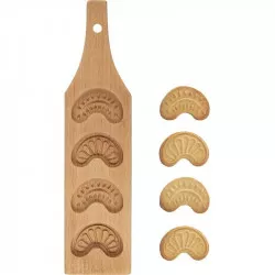 Ausgestanzte Form in 4 Formen