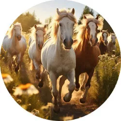 essbares Pferd-Papier 19,5 cm