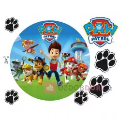 Essbares Papier zum Ausstanzen Paw Patrol