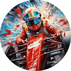 Essbares Papier Rennfahrer Formel 19,5 cm