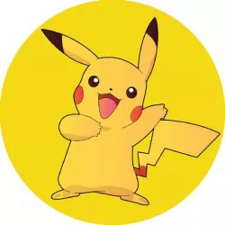 Essbares Papier Pokemon Pikachu 19,5 cm