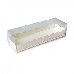 Makronenbox 190x50mm rosa 10 Stück