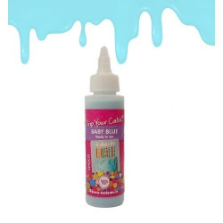 Kuchen-Tropfen hellblau, 120 g