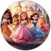 Essbares Papier Disney-Prinzessinnen 19,5 cm