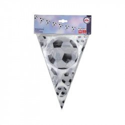 Girlande Fußball, 4 m
