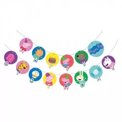 Girlande Schweinchen Pepa 140cm