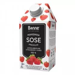 Fruchtpüree 100% Erdbeeren 0,5 l