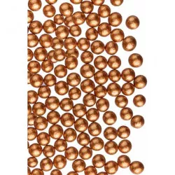 Zuckerperlen in Bronze-Optik, 4 mm (50 g)