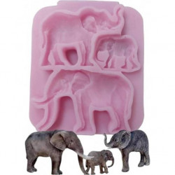 Silikon-Formee Elefanten