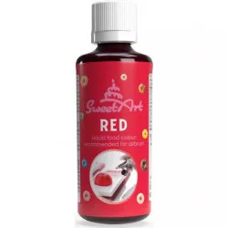 SweetArt Airbrush-Farbe flüssig Rot (90 ml)