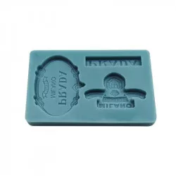 Silikon-Form Prada 10x7 cm