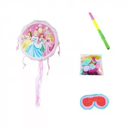 Prinzessin-Pinata mit Zubehör 45 cm