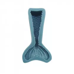 Silikonförmchen Schwanz der Meerjungfrauenflosse 9 cm