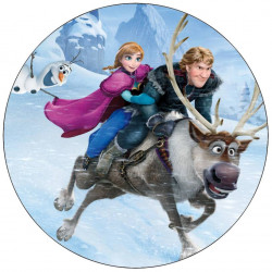 Essbares Papier Frozen Kristoff und Anna