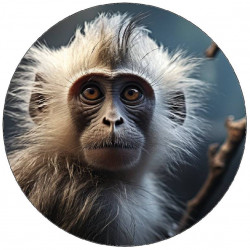 Essbares Papier kleines Äffchen 19,5 cm