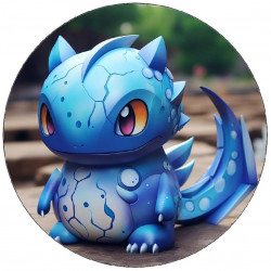 Essbares Papier Pokémon Drachen 19,5 cm