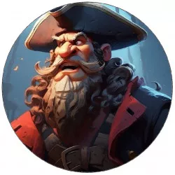 essbares Papier Pirat 19,5 cm