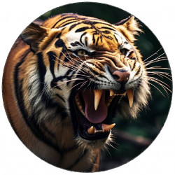 Essbares Papier Tiger Profilfoto 19,5 cm