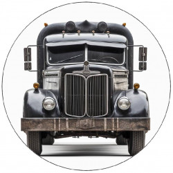 Essbares Papier Lkw Grau 19,5 cm