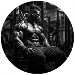 Essbares Papier Mann im Fitness 19,5 cm