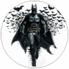 essbares Papier Batman schwarz-weiß Motiv 19,5 cm