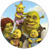 Essbares Papier Shrek und Familie 19,5 cm