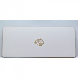 Cake Star Tortenboden hartes Holzfaserplatten, weiß, rechteckig 15 x 35 cm (1 Stück)