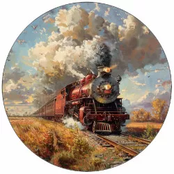 Essbares Papier Zug in dem Land 19,5 cm