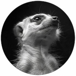 Essbares Papier Erdmännchen 19,5 cm