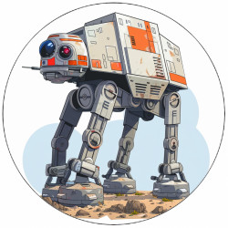 Essbare Papier Star Wars AT-AT Walker 19,5 cm