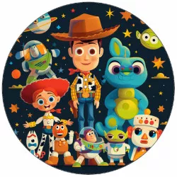 Essbares Papier Toy Story Woody im Weltraum 19,5 cm