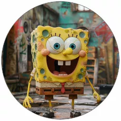 essbares Papier SpongeBob 19,5 cm