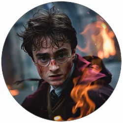 Essbares Papier Harry Potter in Aktion 19,5 cm