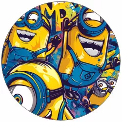Essbares Papier freut die Minions 19,5 cm