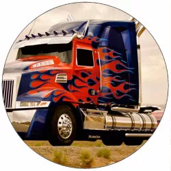 Essbares Papier Transformers Sattelzug 19,5 cm