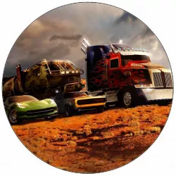 essbare Papier Transformers Auto 19,5 cm