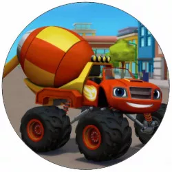 Essbares Papier Flämmchen Rührmaschine 19,5 cm