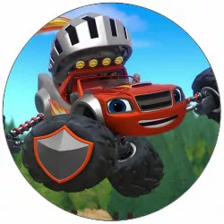 essbares Papier Flämmchen Ritter 19,5 cm