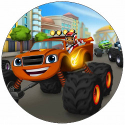 Essbares Papier Flammechen und Freunde 19,5 cm