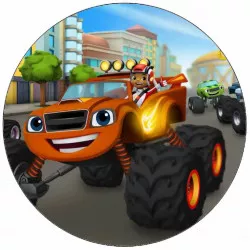 Essbares Papier Flammechen und Freunde 19,5 cm