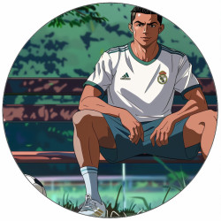 Essbares Papier Cristiano Ronaldo auf der Ersatzbank Animation 19,5 cm