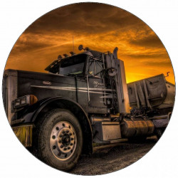 Essbares Papier amerikanischer Truck 19,5 cm