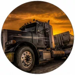 Essbares Papier „Amerikanischer Truck“, 19,5 cm