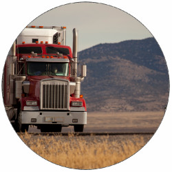 Essbares Papier roter LKW 19,5 cm