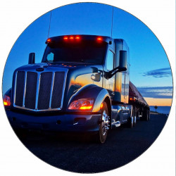 Essbares Papier LKW im Dunkeln 19,5 cm