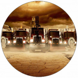 essbares Papier für Lastwagen 19,5 cm