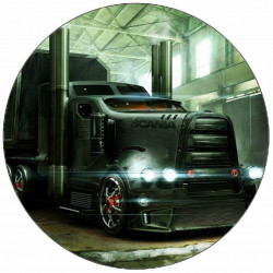 Essbares Papier LKW Scania 19,5 cm