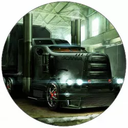 Essbares Papier LKW Scania 19,5 cm