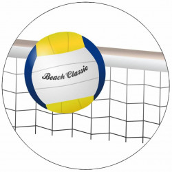 essbares Volleyballball und Netz 19,5 cm