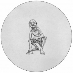 Essbares Papier Herr der Ringe Glum Bleistift 19,5 cm